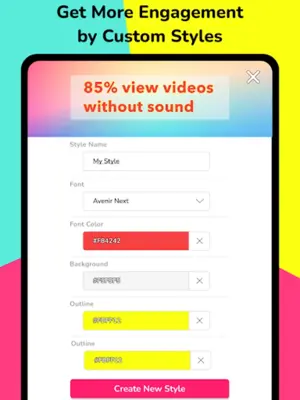 Captions for Videos - SUBCAP android App screenshot 2